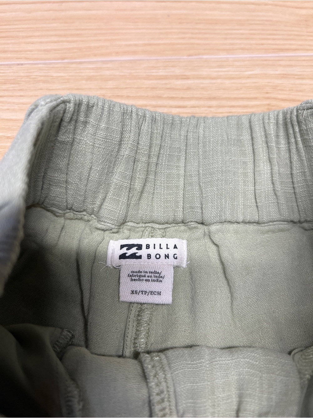Billabong Tailor Made High Rise Shorts Avocado Green XS - Picture 7 of 12